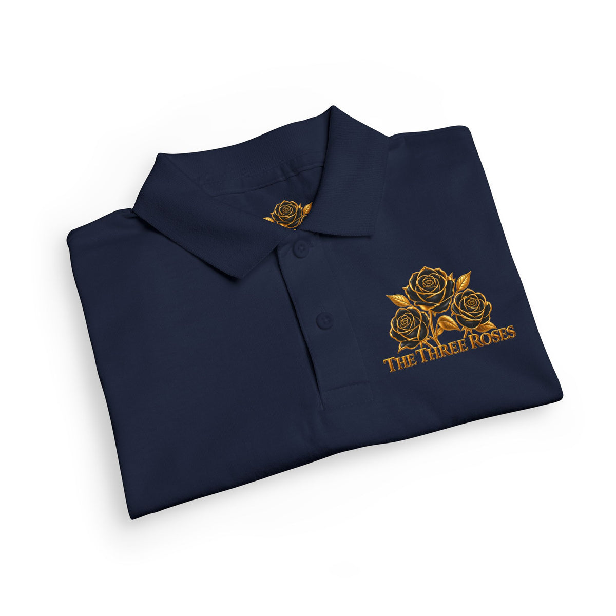The Three Roses: Youth Polo T-Shirt Embroidered