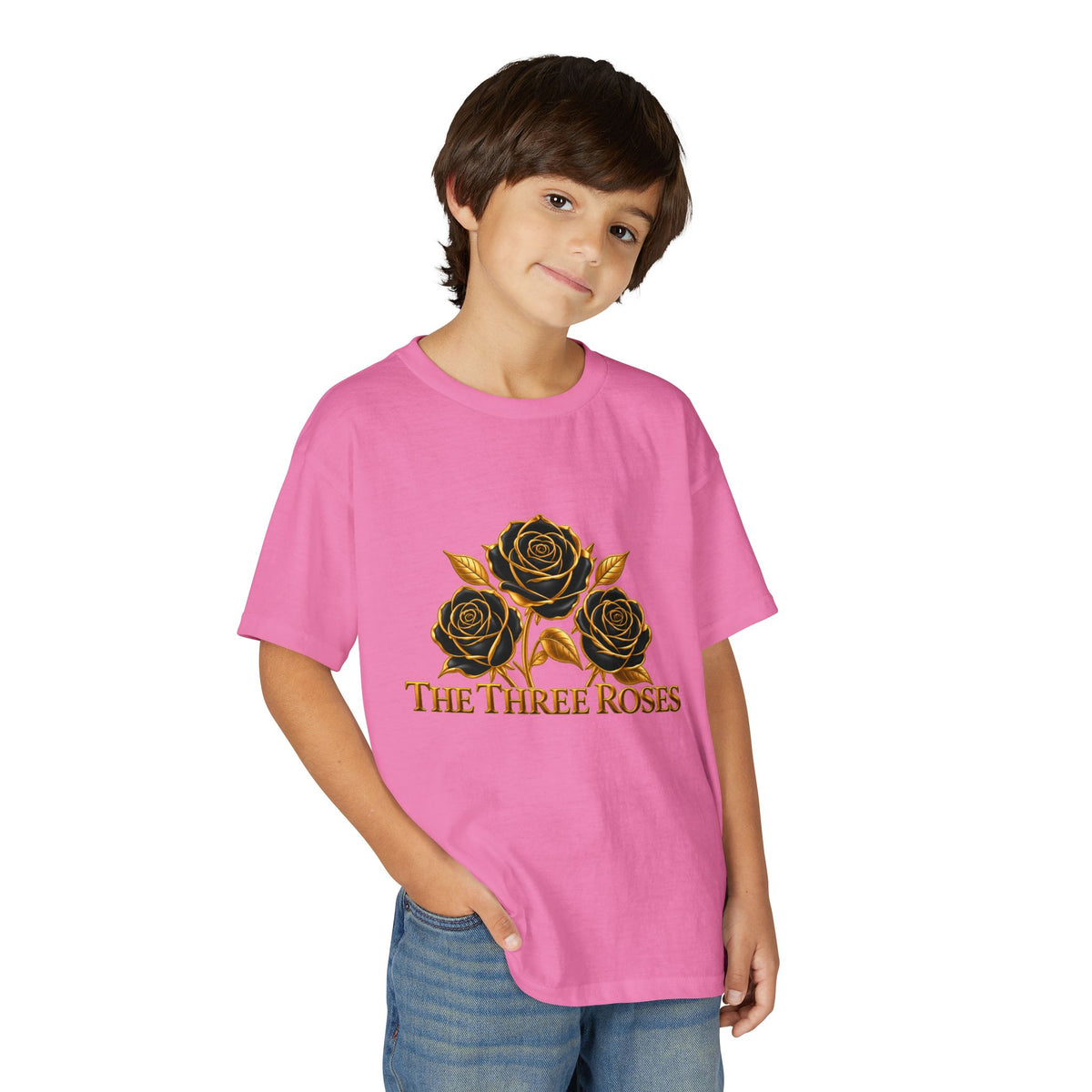 The Three Roses: Youth Gold Graphic Tee