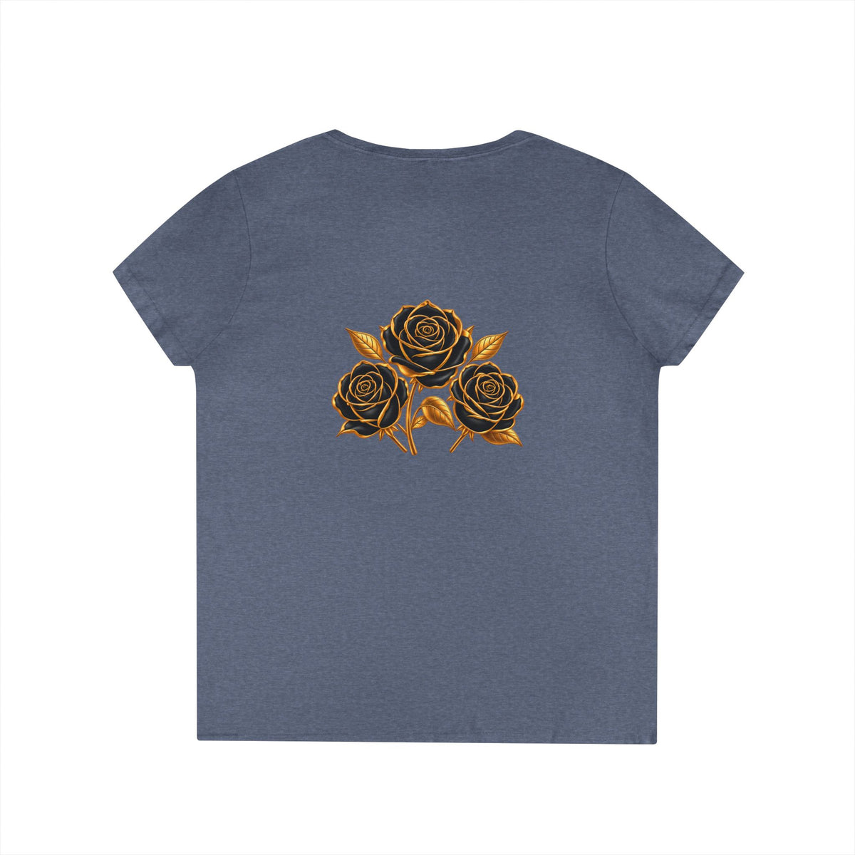 The Three Roses: Ladies' V-Neck T-Shirt