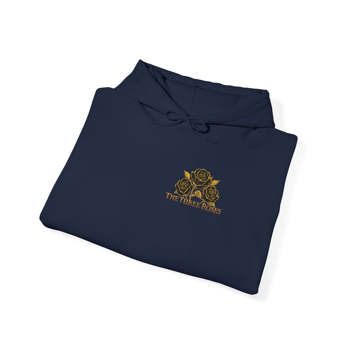The Three Roses: Embroidered Unisex Hoodie