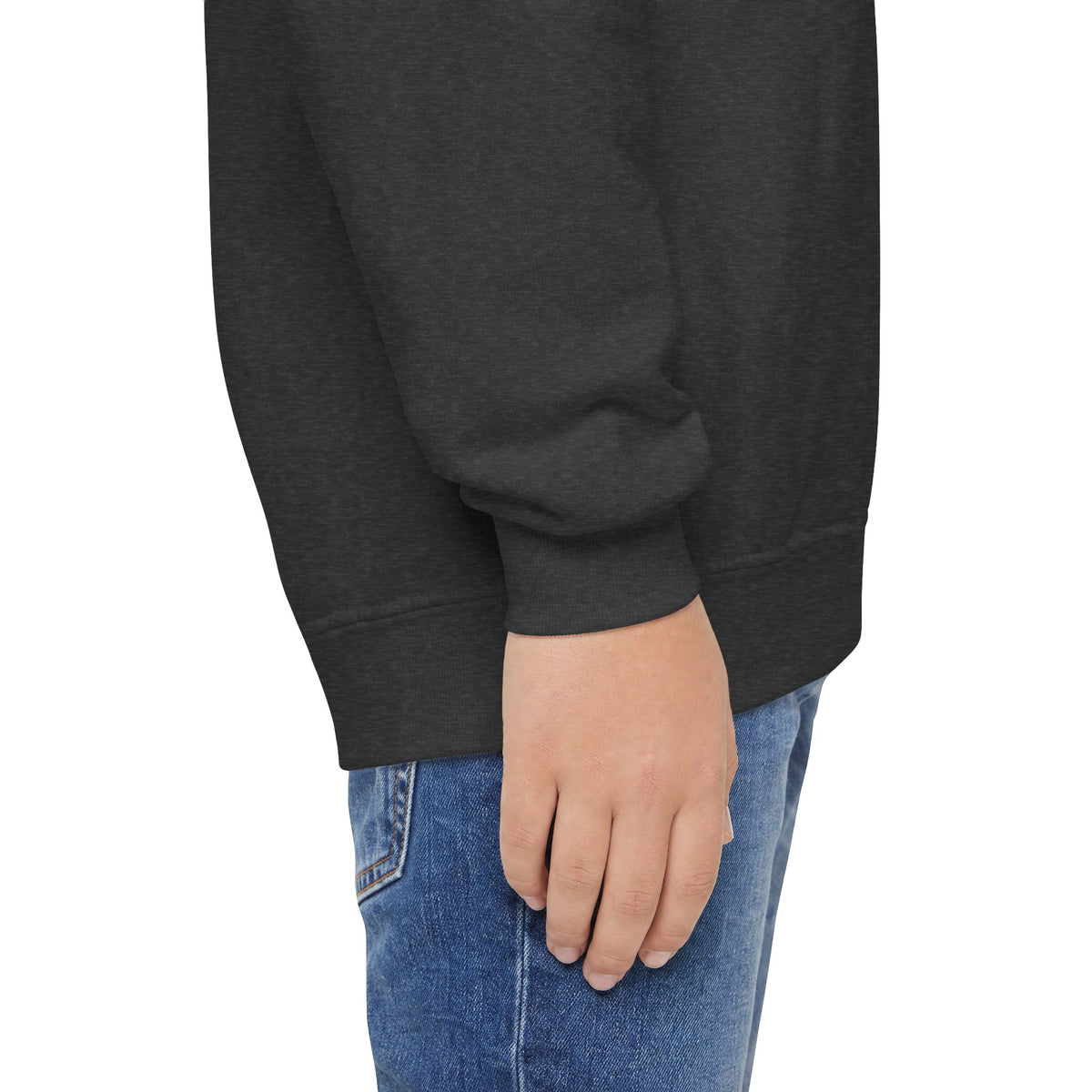 The Three Roses: Youth Crewneck Sweatshirt — Gold & Black Rose Graphic Logo