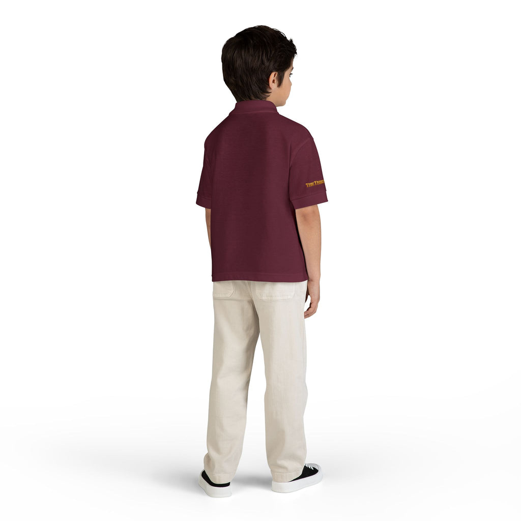 The Three Roses: Youth Polo T-Shirt Embroidered