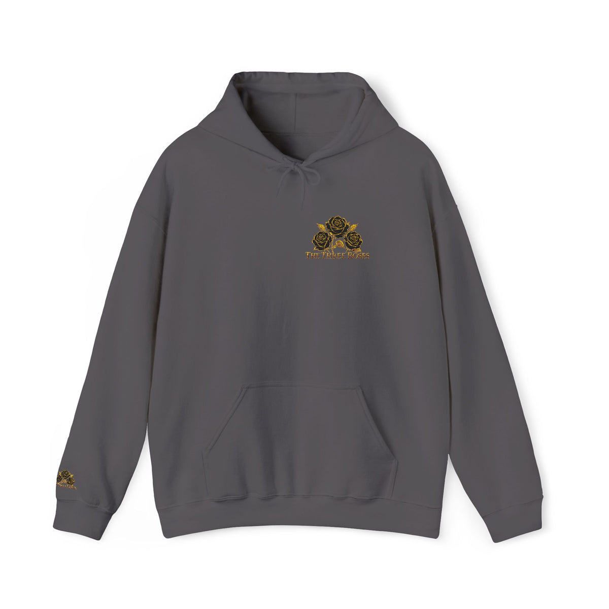 The Three Roses: Embroidered Unisex Hoodie
