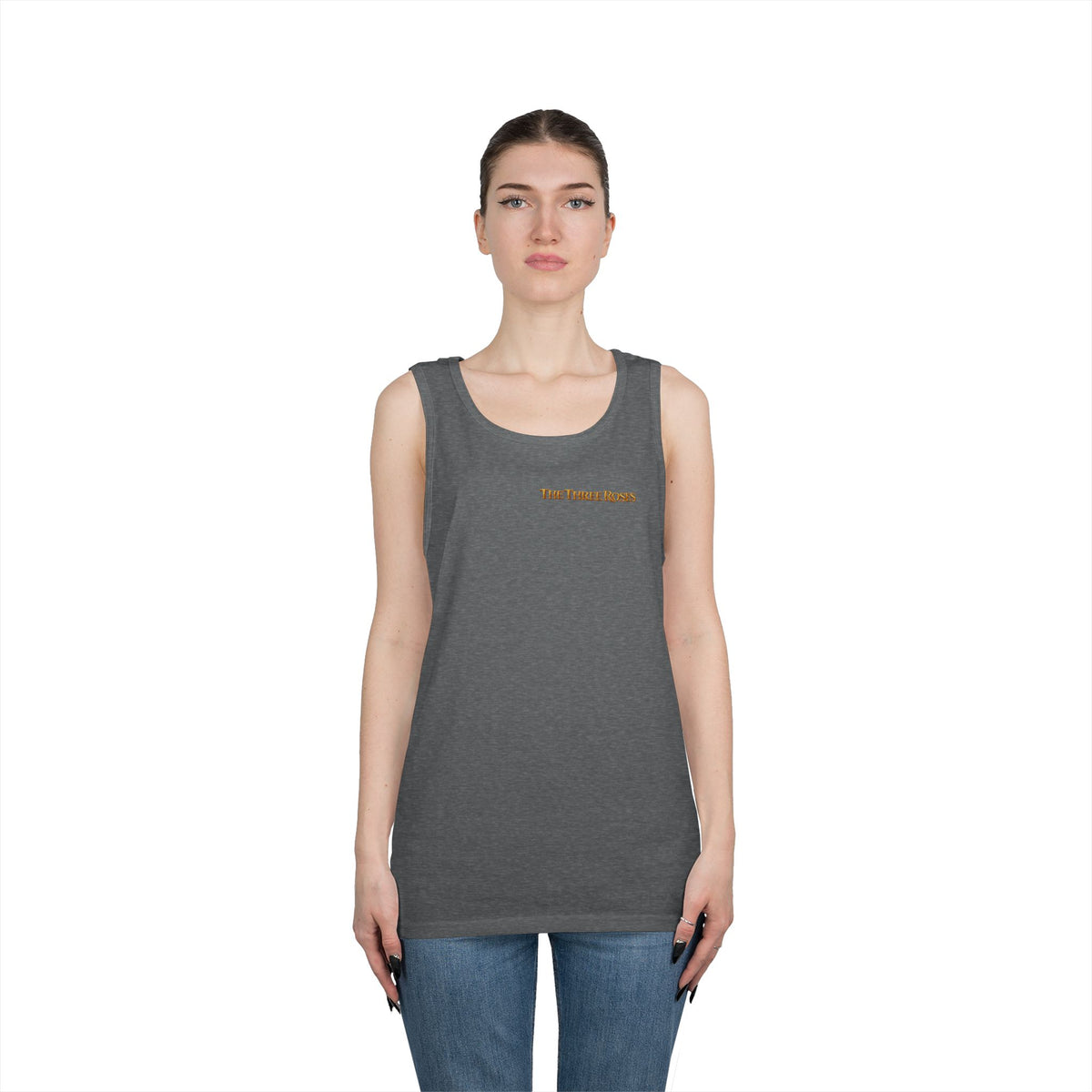 The Three Roses Tank Top — Vintage Rose Graphic Floral Tank