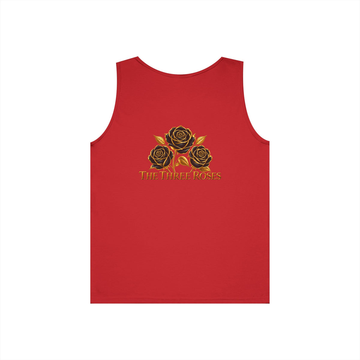 The Three Roses Tank Top — Vintage Rose Graphic Floral Tank
