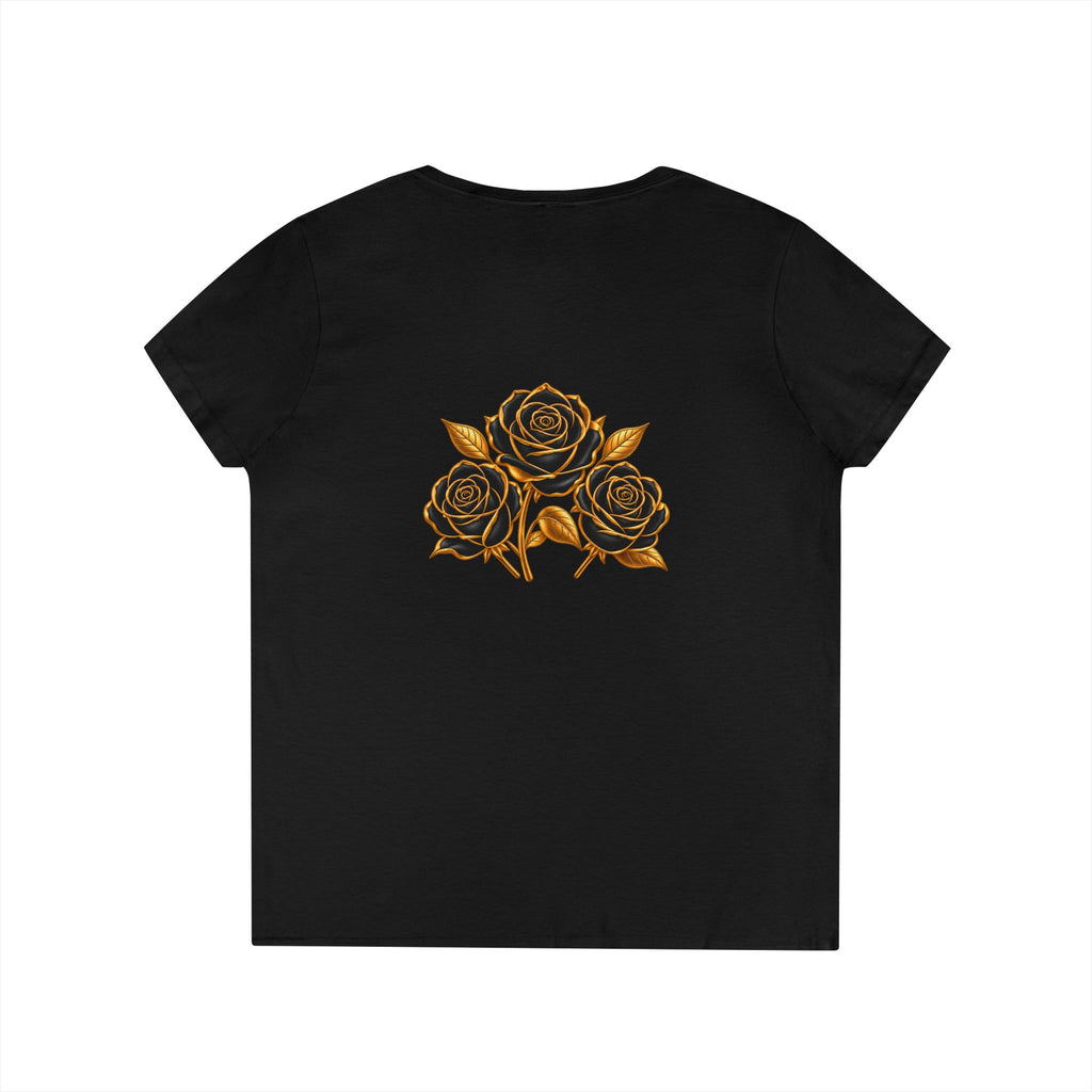 The Three Roses: Ladies' V-Neck T-Shirt