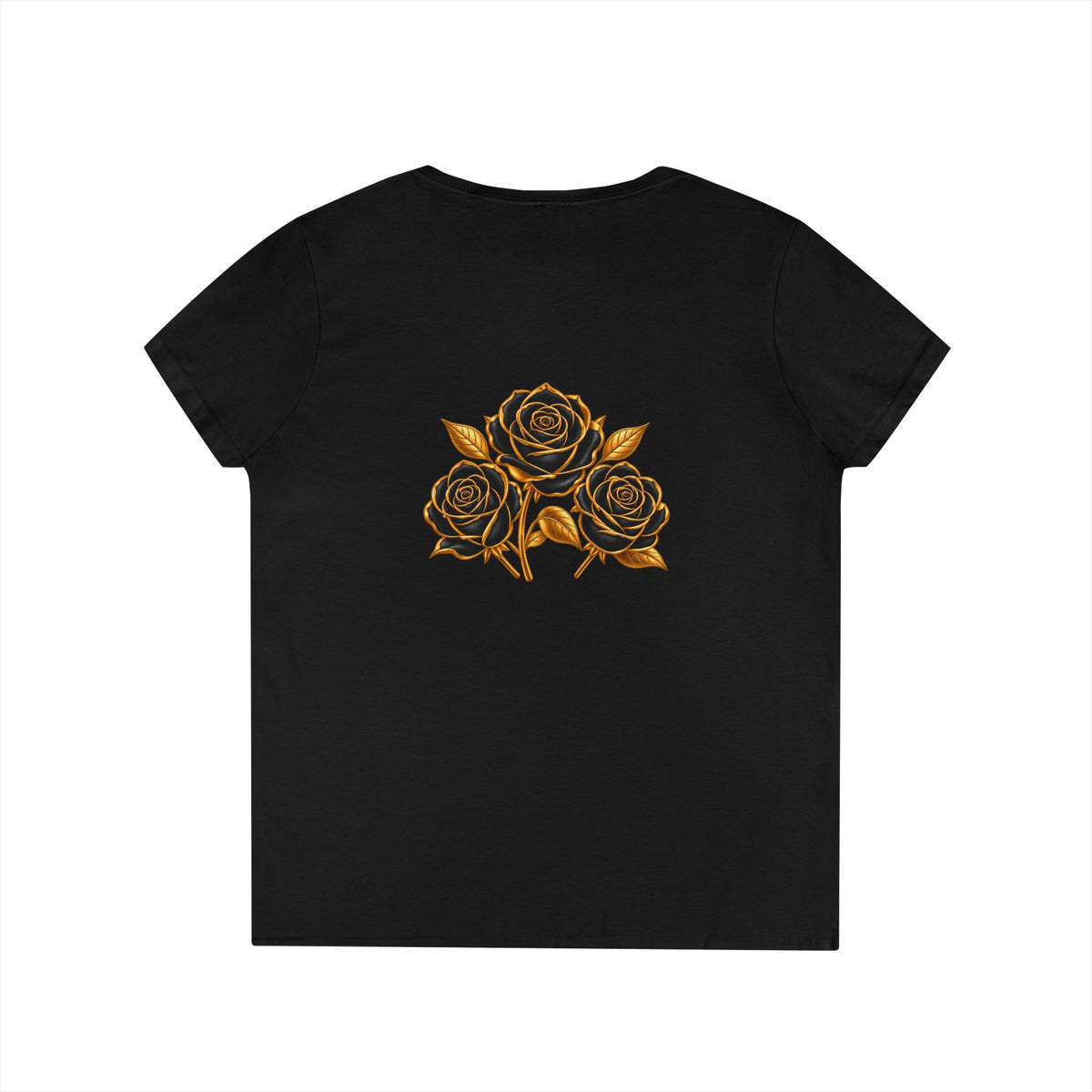 The Three Roses: Ladies' V-Neck T-Shirt