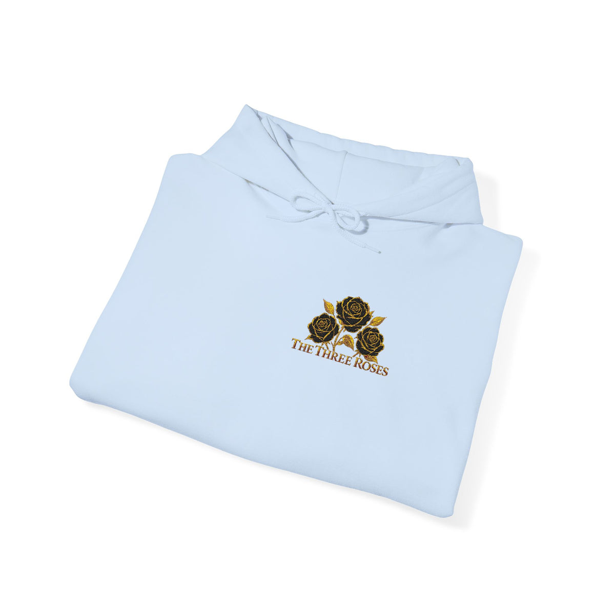 The Three Roses: Embroidered Unisex Hoodie