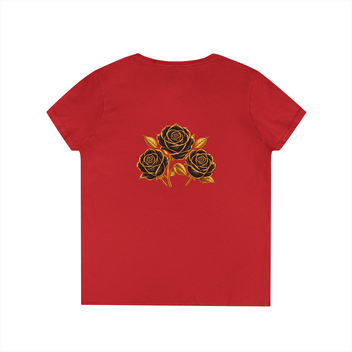 The Three Roses: Ladies' V-Neck T-Shirt