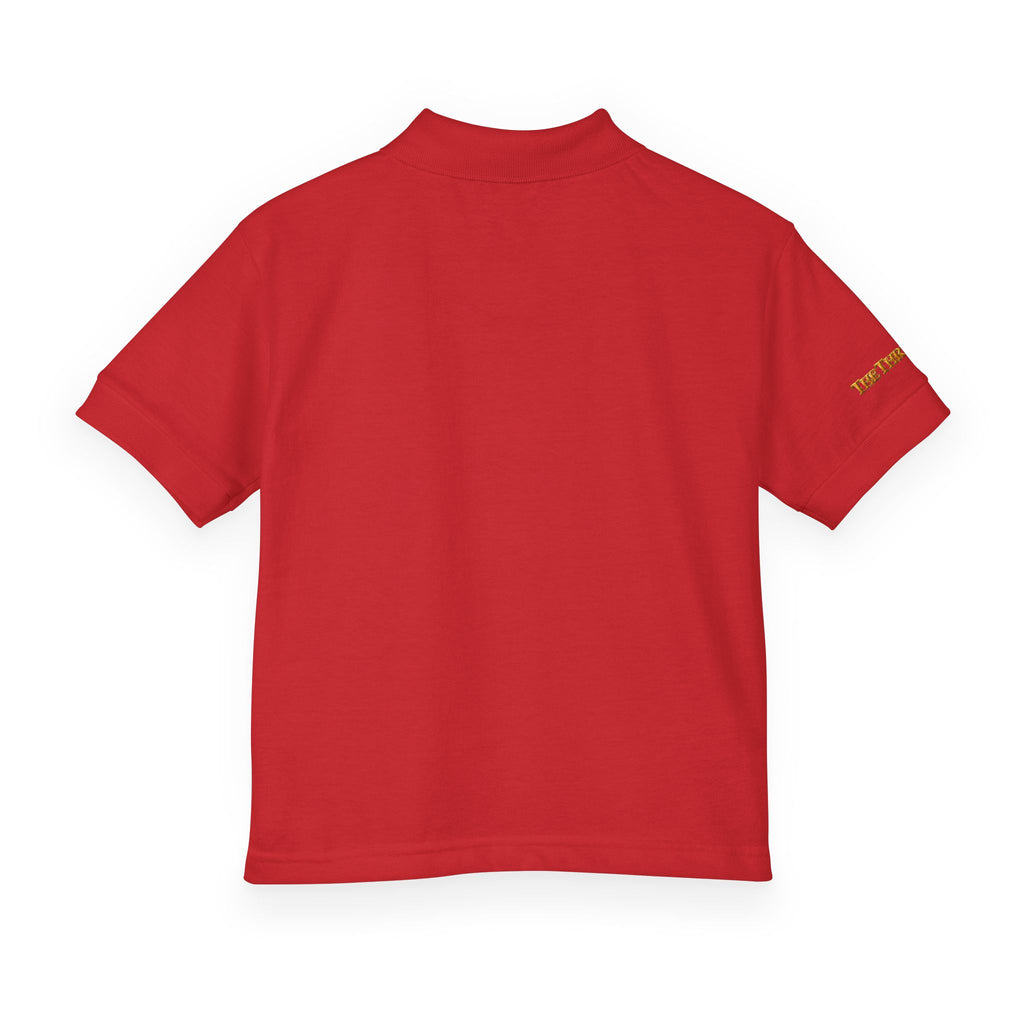 The Three Roses: Youth Polo T-Shirt Embroidered