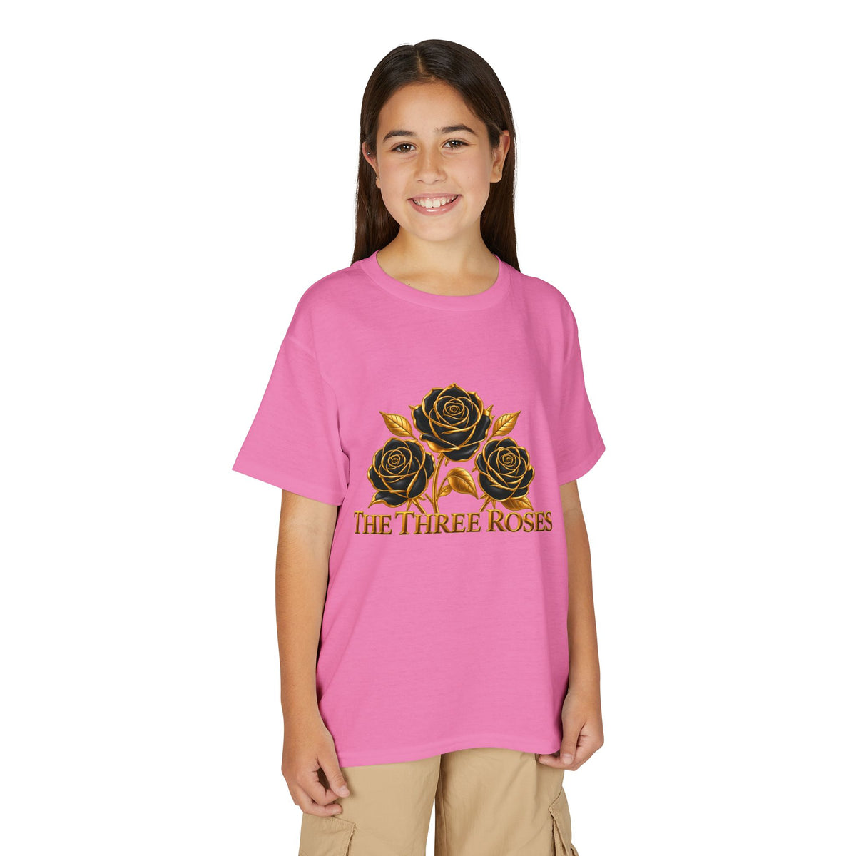 The Three Roses: Youth Gold Graphic Tee