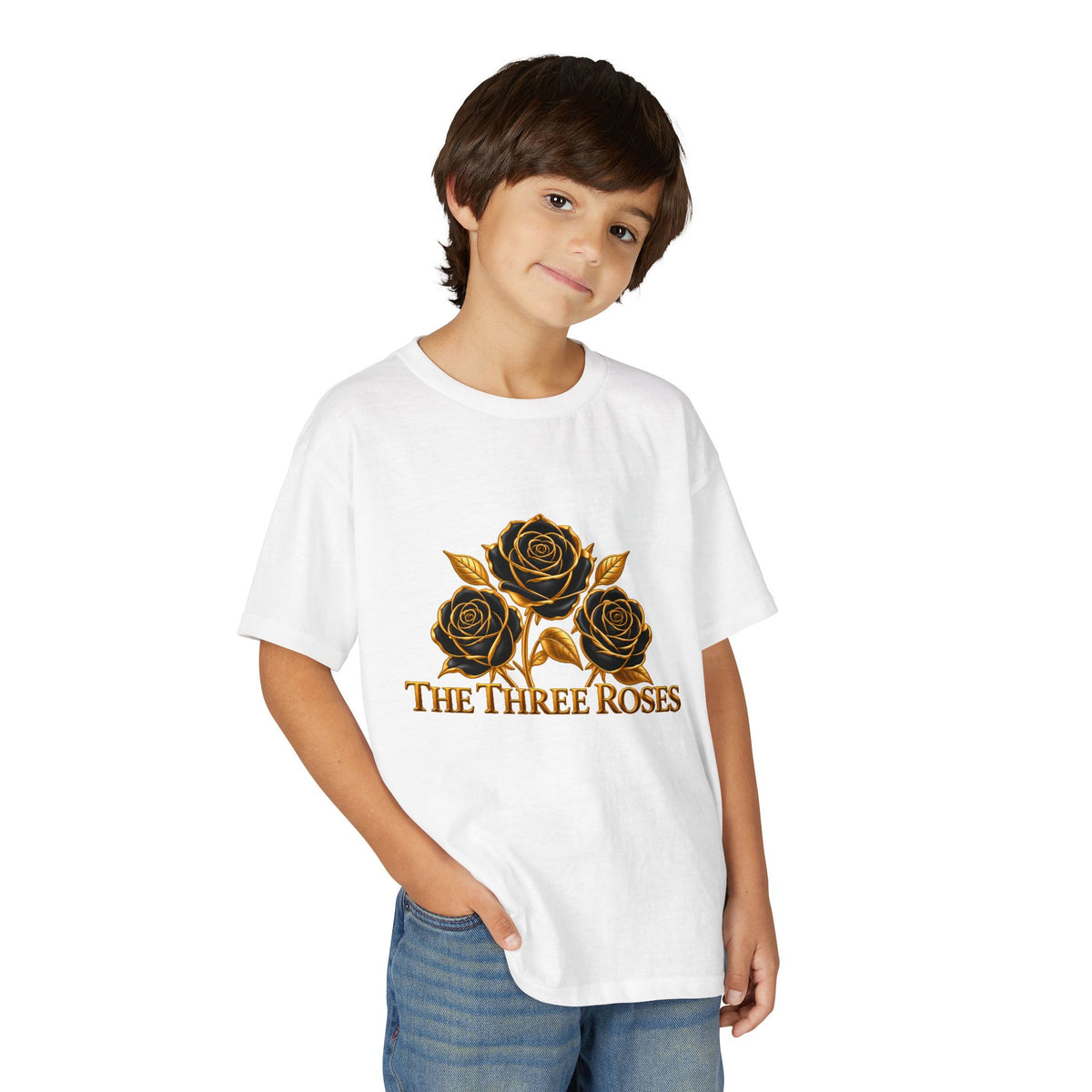 The Three Roses: Youth Gold Graphic Tee
