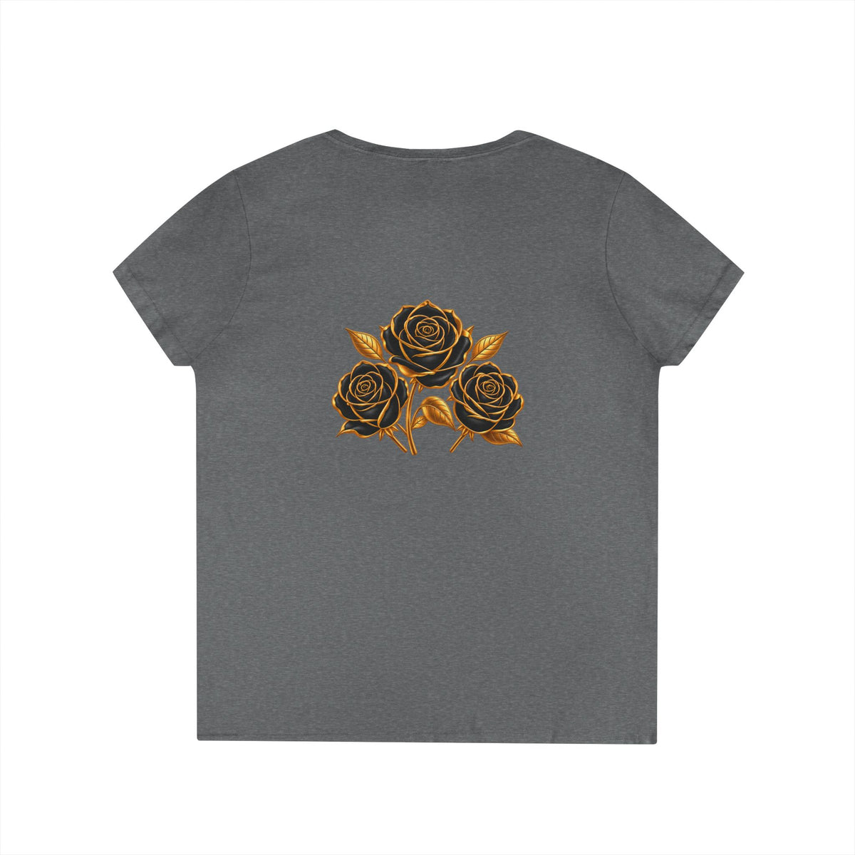 The Three Roses: Ladies' V-Neck T-Shirt