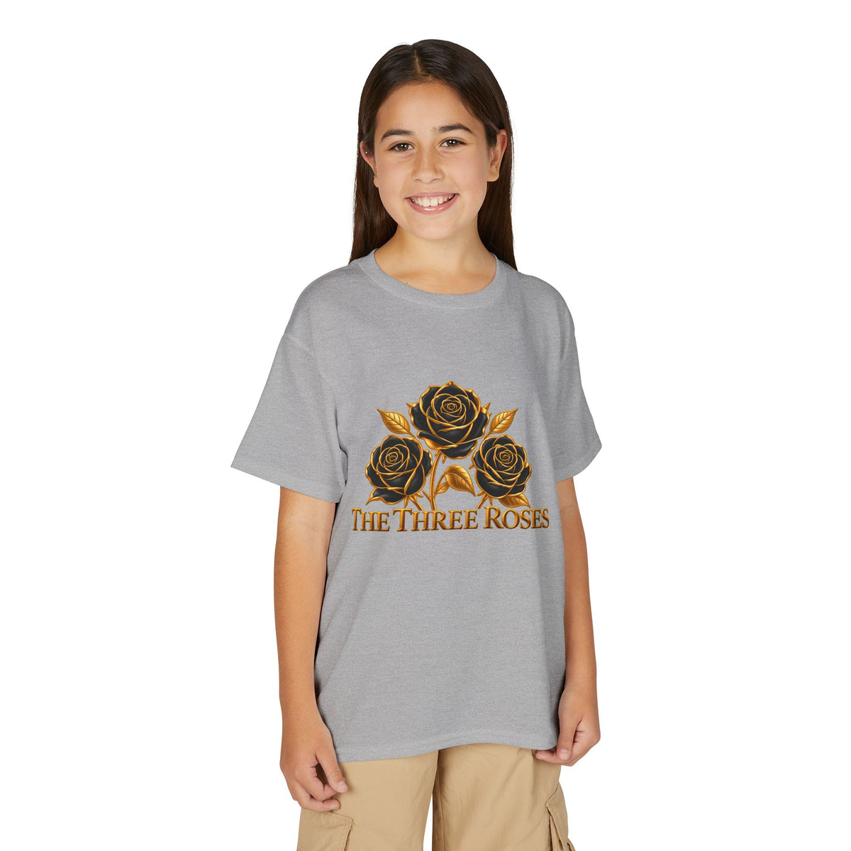 The Three Roses: Youth Gold Graphic Tee