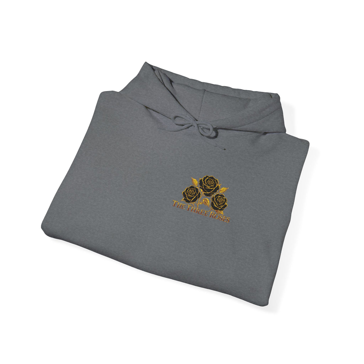 The Three Roses: Embroidered Unisex Hoodie