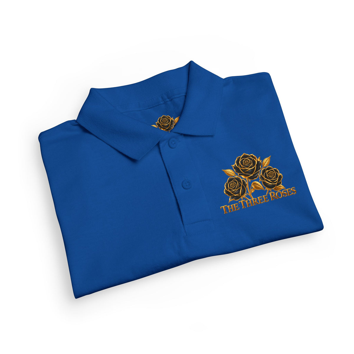 The Three Roses: Youth Polo T-Shirt Embroidered