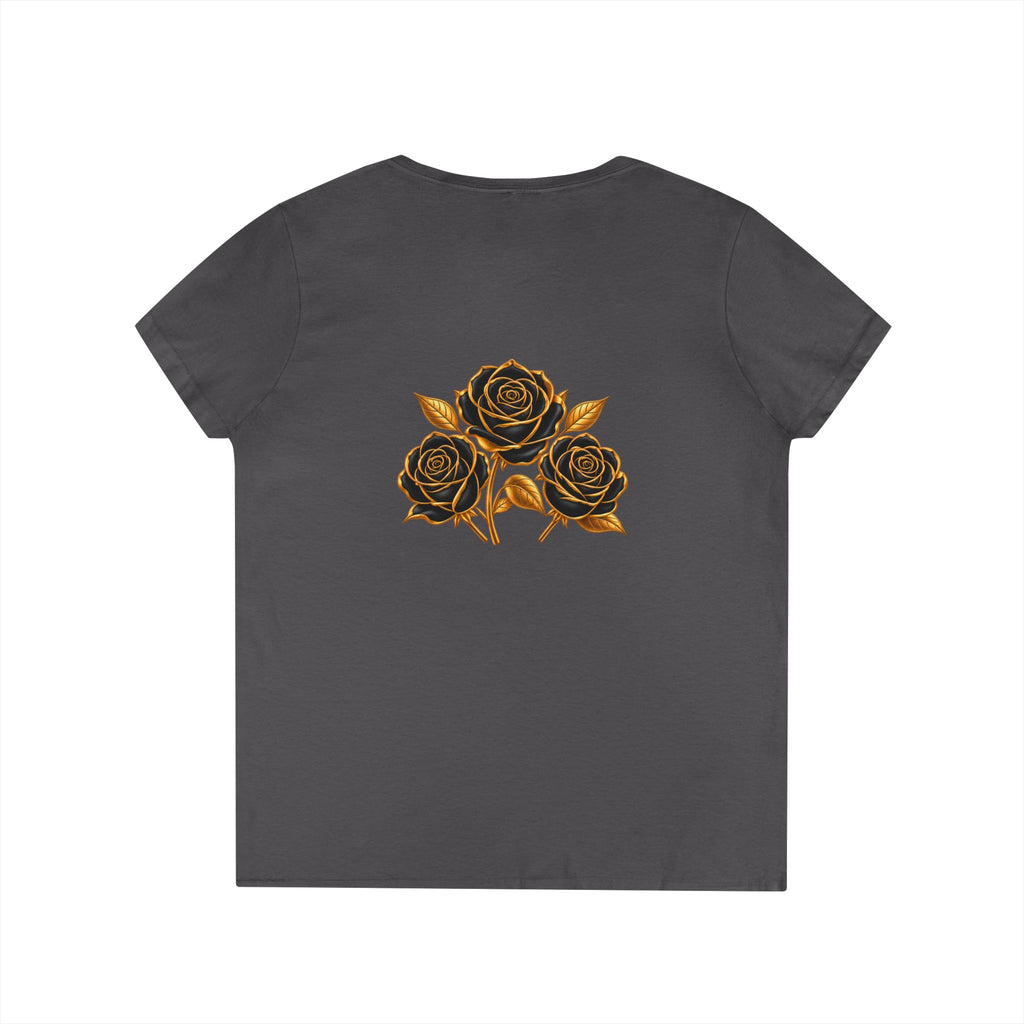 The Three Roses: Ladies' V-Neck T-Shirt