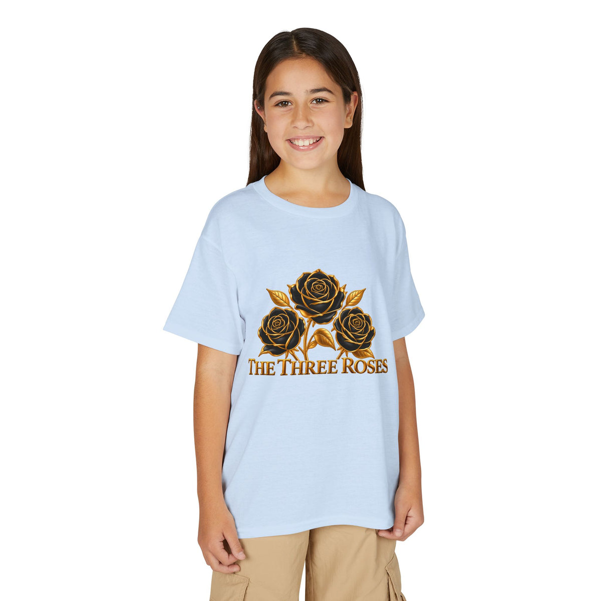 The Three Roses: Youth Gold Graphic Tee