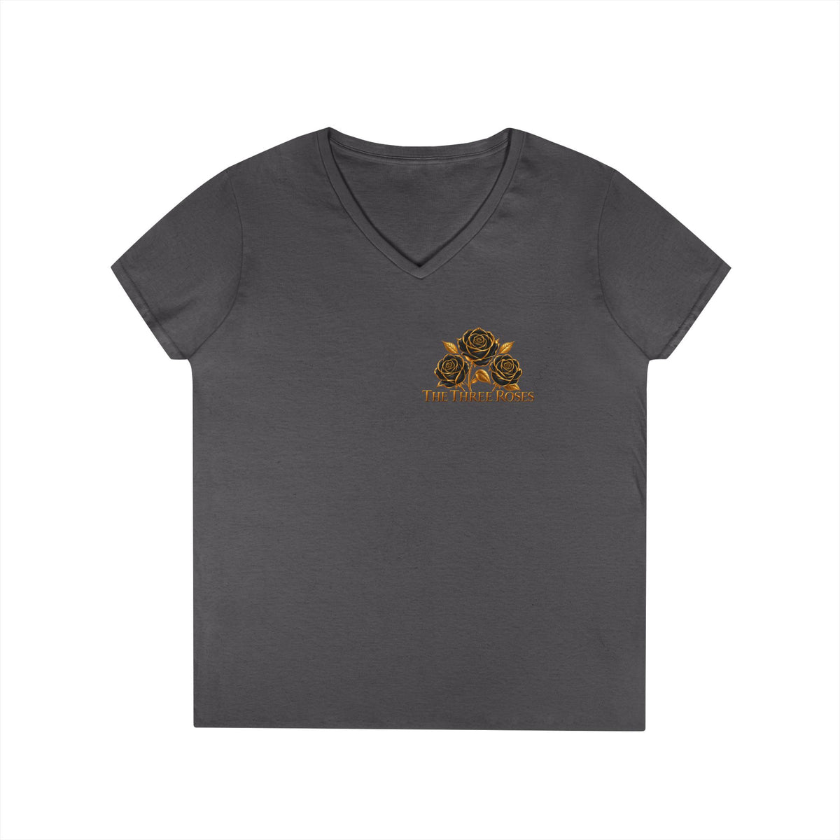 The Three Roses: Ladies' V-Neck T-Shirt