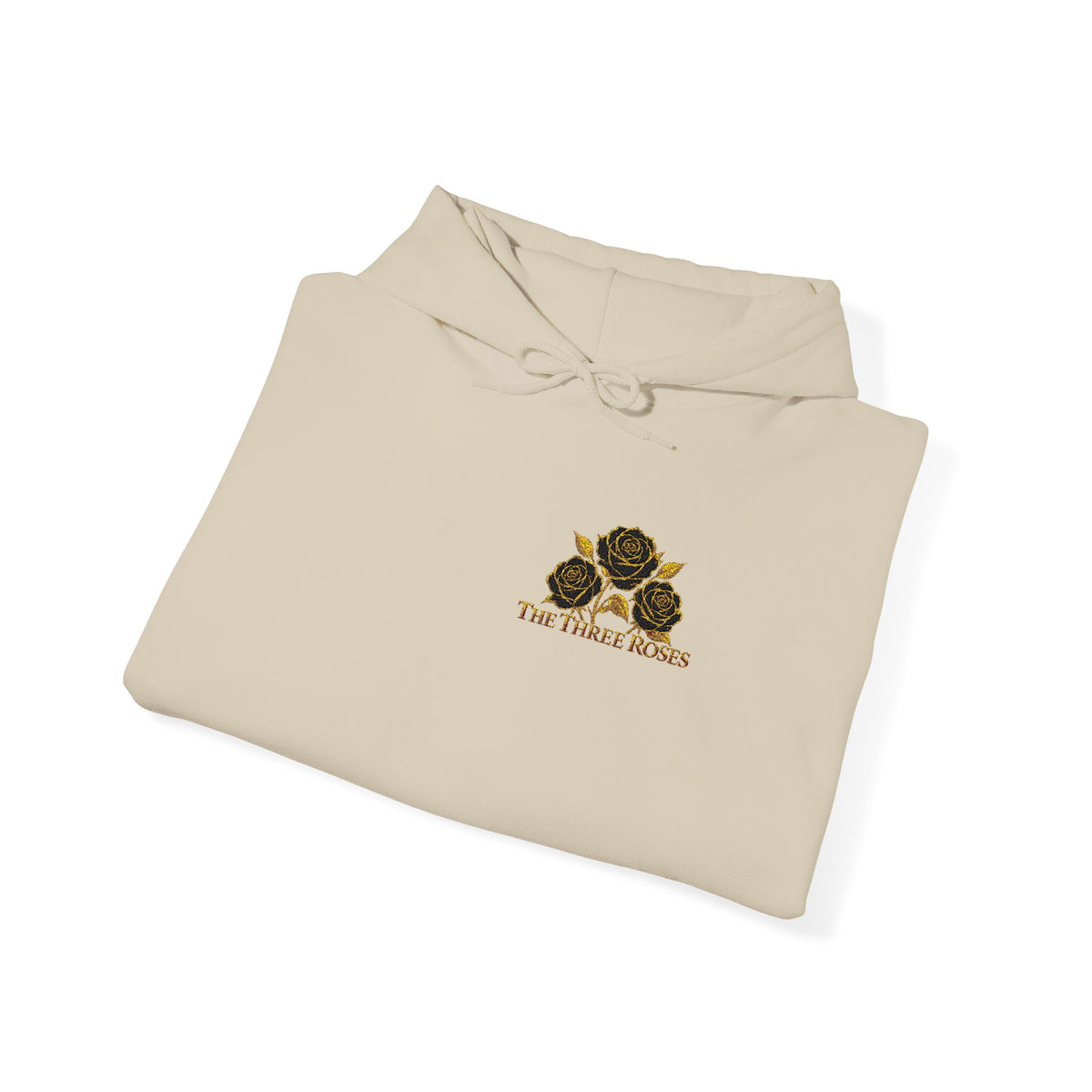 The Three Roses: Embroidered Unisex Hoodie