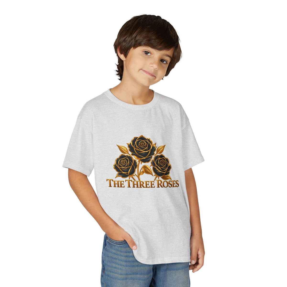 The Three Roses: Youth Gold Graphic Tee