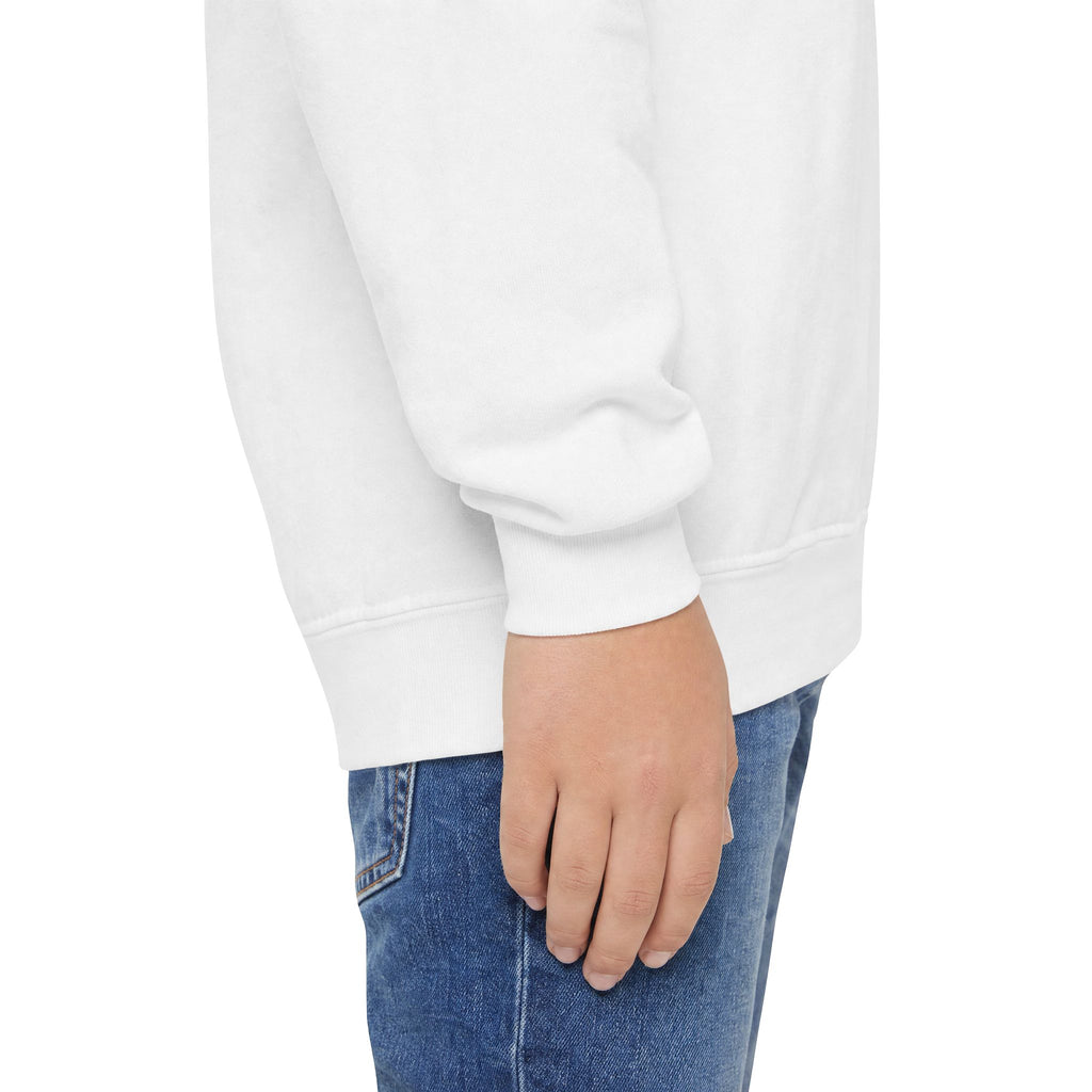 The Three Roses: Youth Crewneck Sweatshirt — Gold & Black Rose Graphic Logo