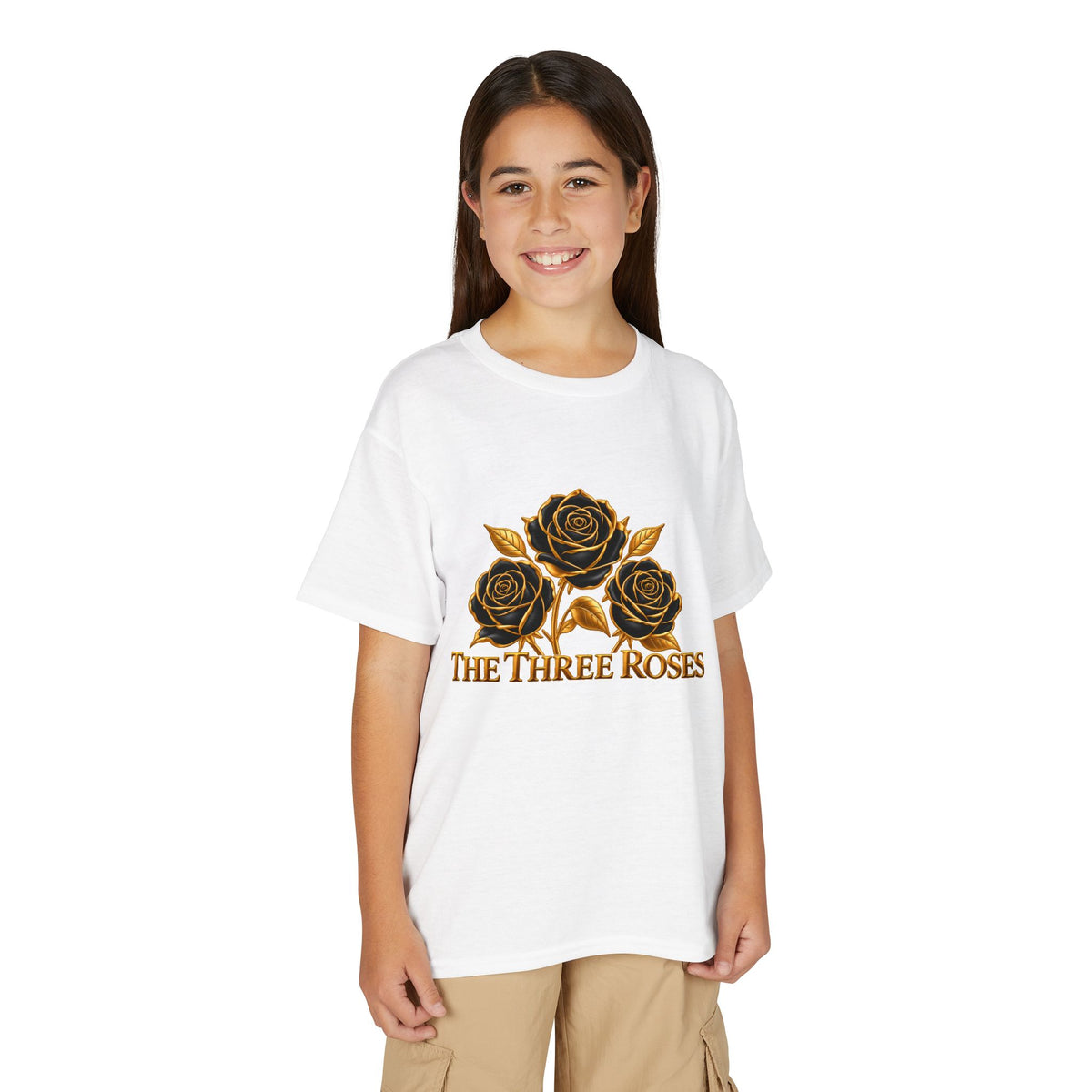The Three Roses: Youth Gold Graphic Tee