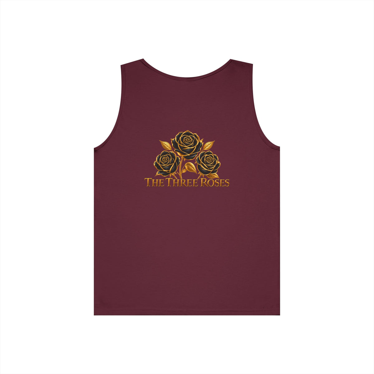 The Three Roses Tank Top — Vintage Rose Graphic Floral Tank