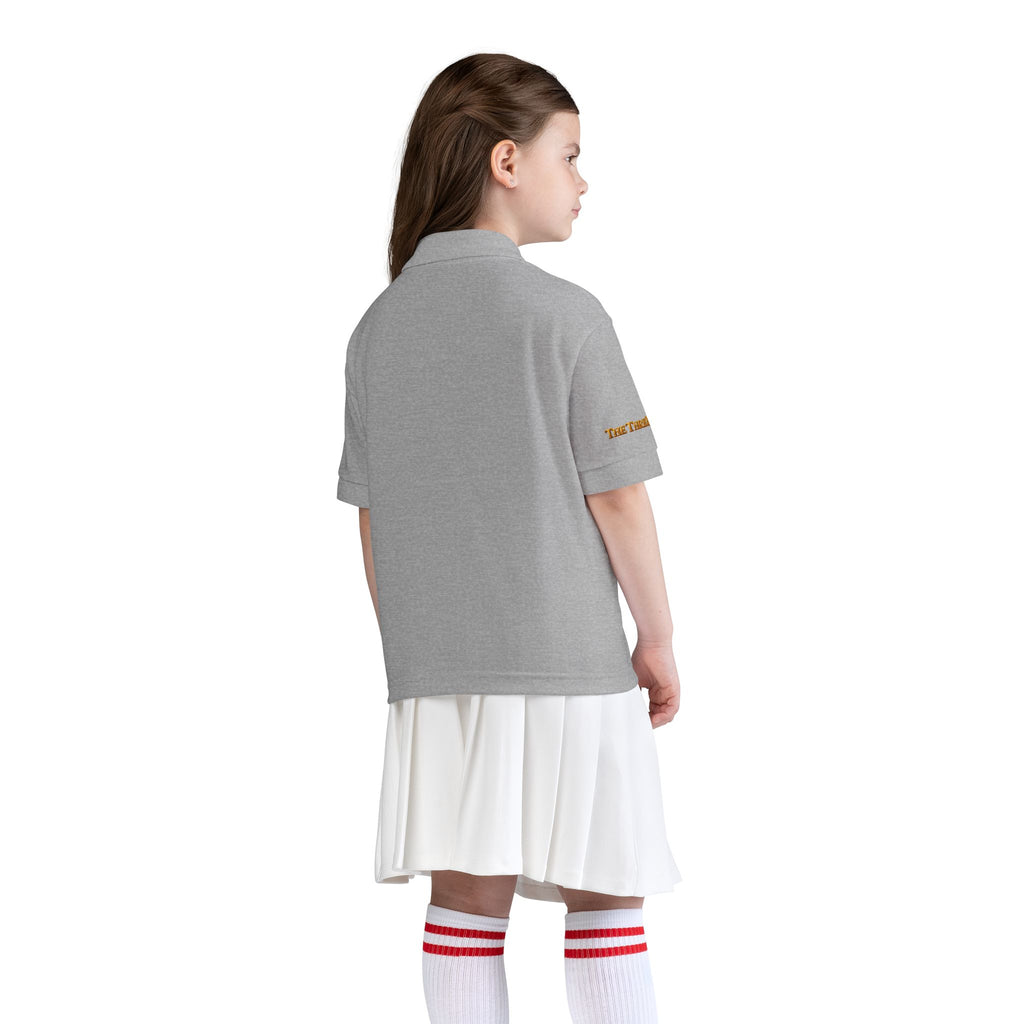 The Three Roses: Youth Polo T-Shirt Embroidered