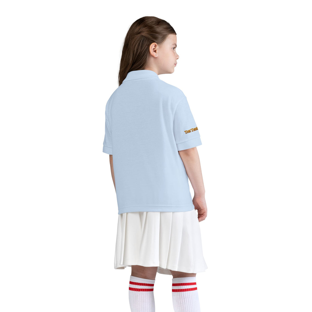 The Three Roses: Youth Polo T-Shirt Embroidered