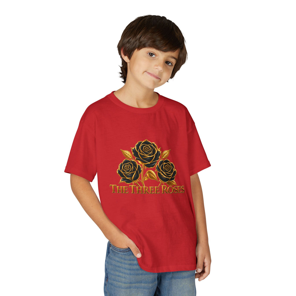 The Three Roses: Youth Gold Graphic Tee
