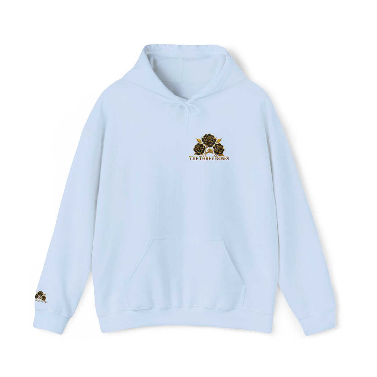 The Three Roses: Embroidered Unisex Hoodie