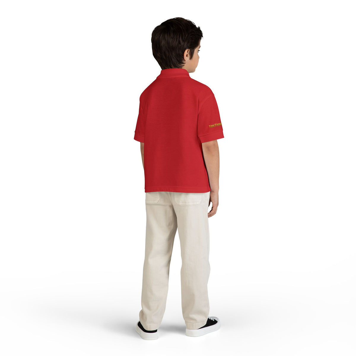 The Three Roses: Youth Polo T-Shirt Embroidered