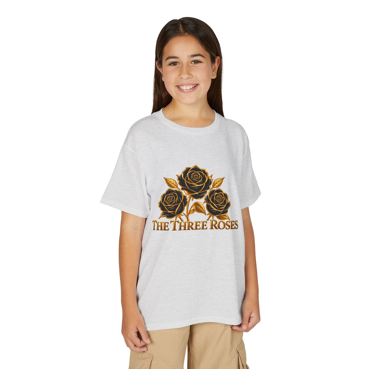 The Three Roses: Youth Gold Graphic Tee