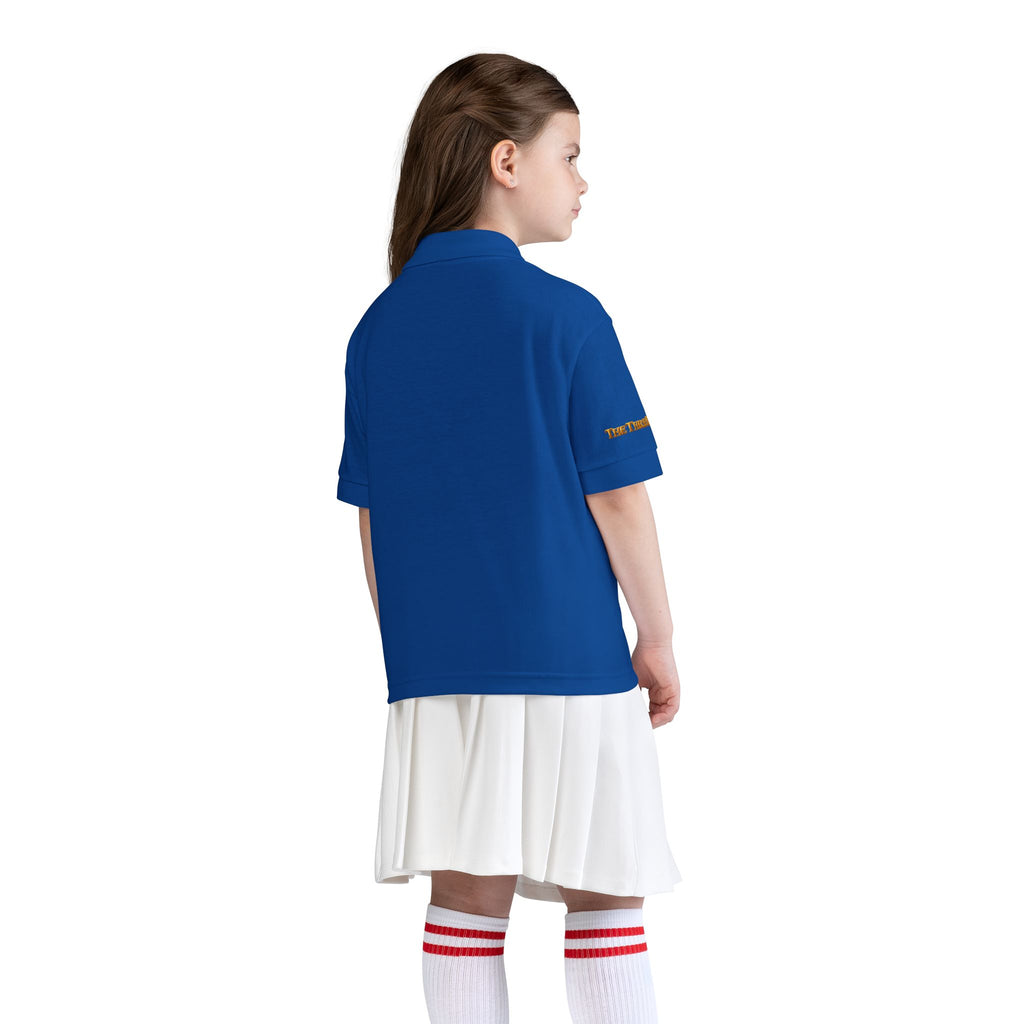 The Three Roses: Youth Polo T-Shirt Embroidered