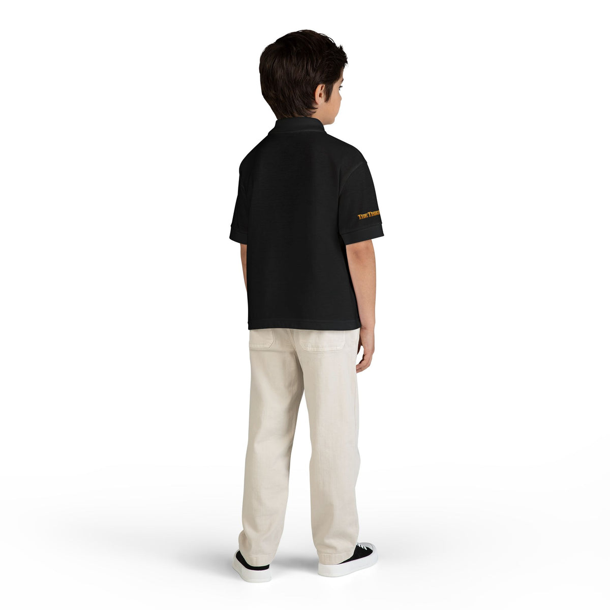 The Three Roses: Youth Polo T-Shirt Embroidered