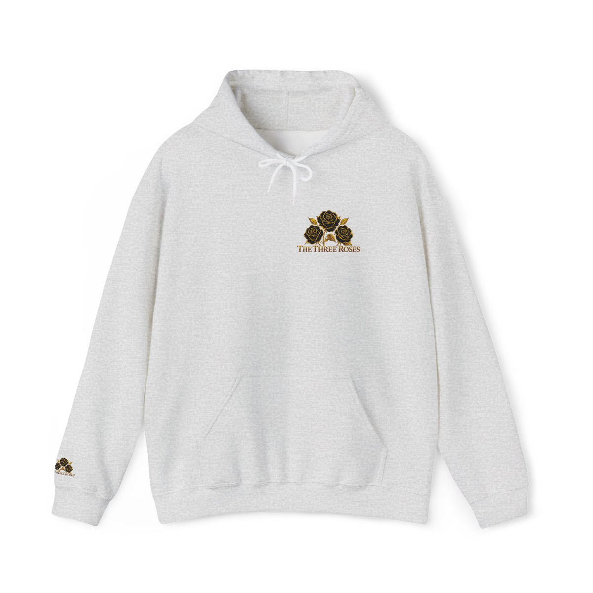 The Three Roses: Embroidered Unisex Hoodie