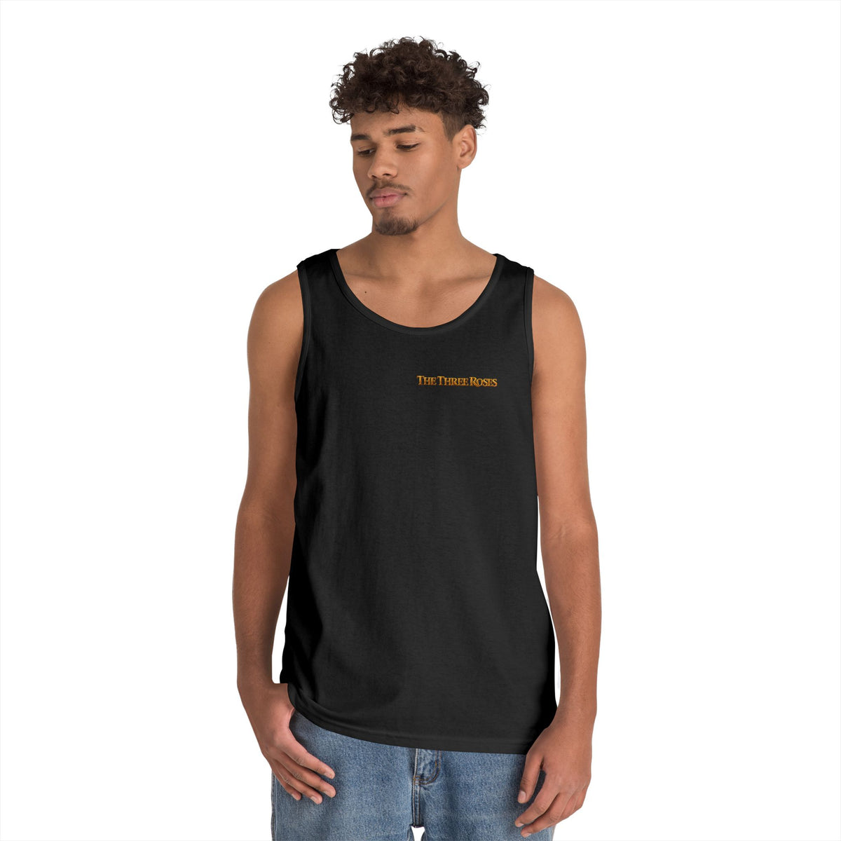 The Three Roses Tank Top — Vintage Rose Graphic Floral Tank