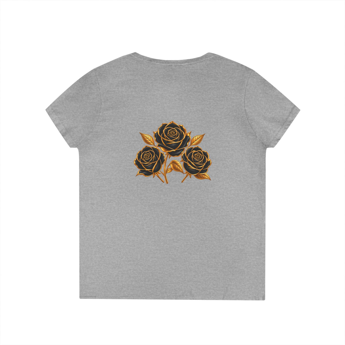 The Three Roses: Ladies' V-Neck T-Shirt