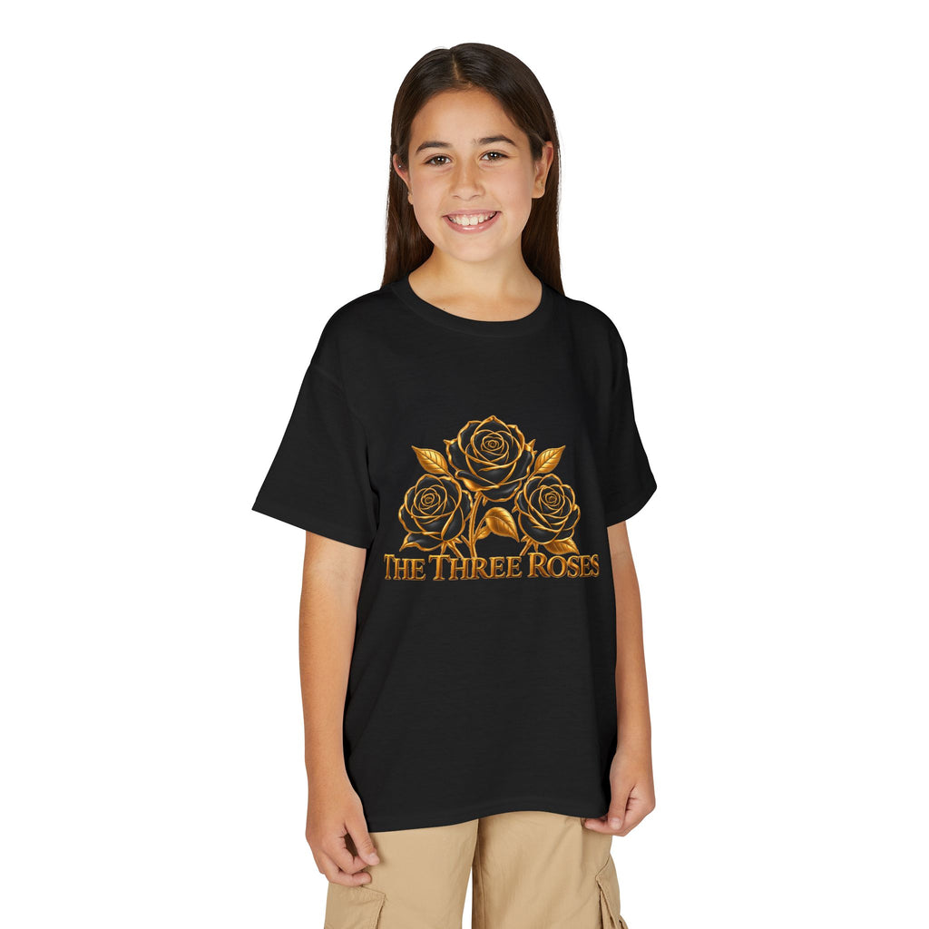 The Three Roses: Youth Gold Graphic Tee
