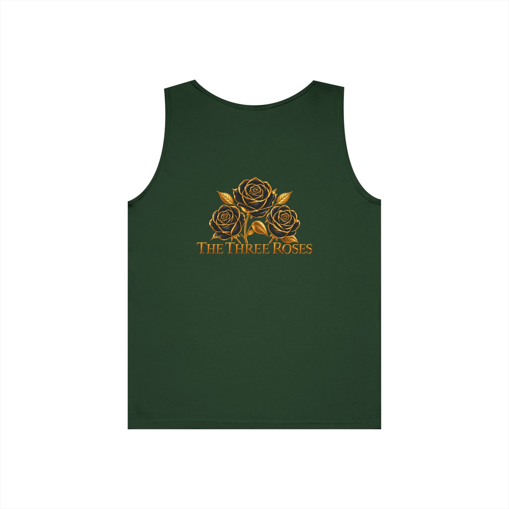 The Three Roses Tank Top — Vintage Rose Graphic Floral Tank