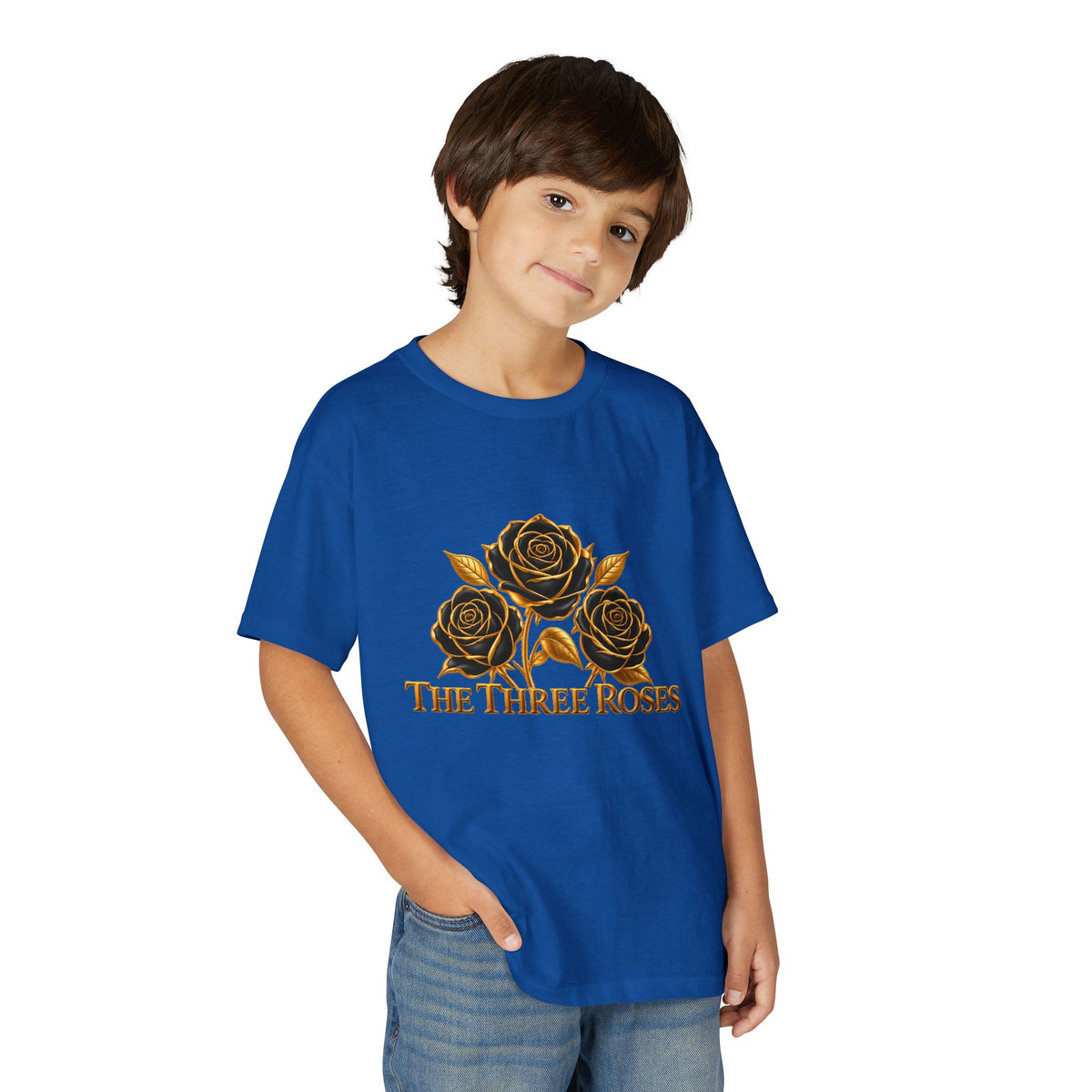 The Three Roses: Youth Gold Graphic Tee