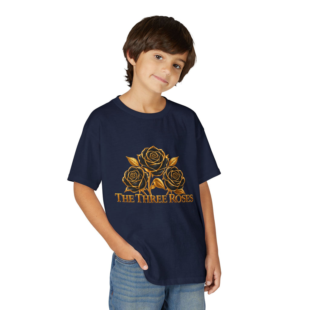 The Three Roses: Youth Gold Graphic Tee