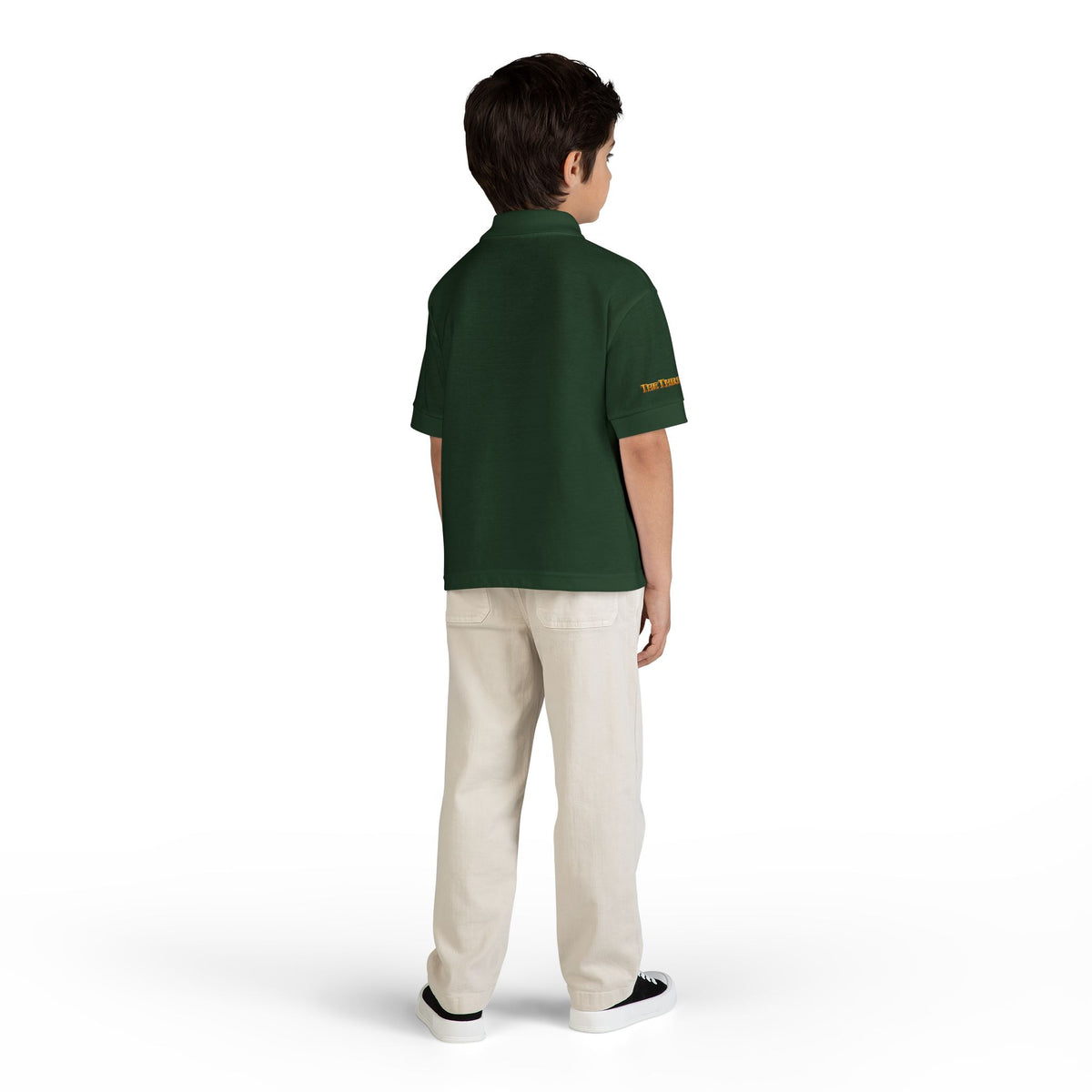 The Three Roses: Youth Polo T-Shirt Embroidered