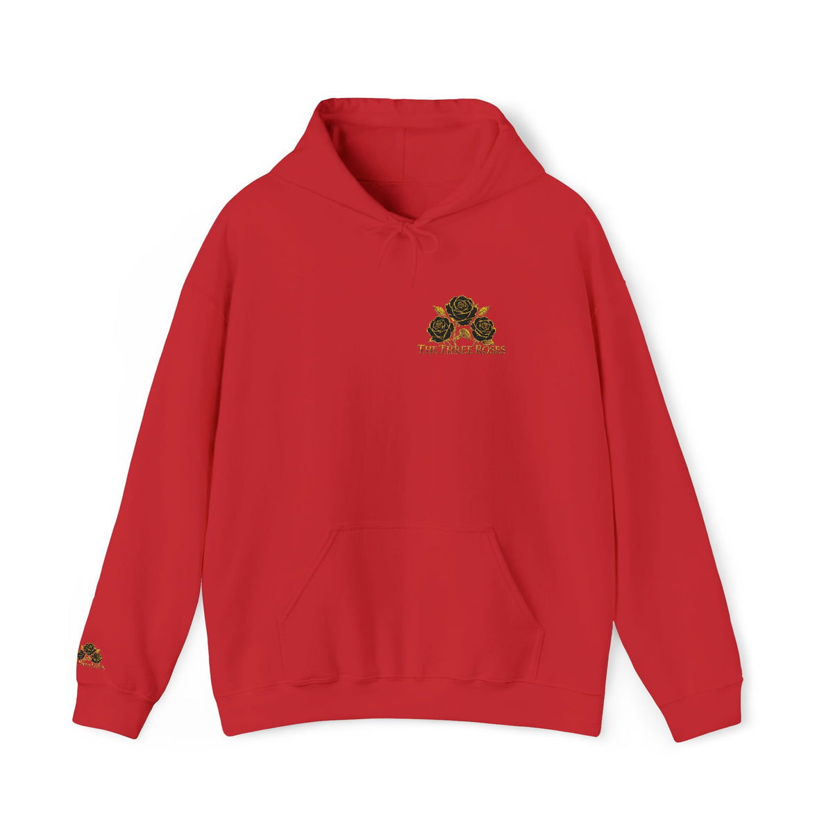 The Three Roses: Embroidered Unisex Hoodie