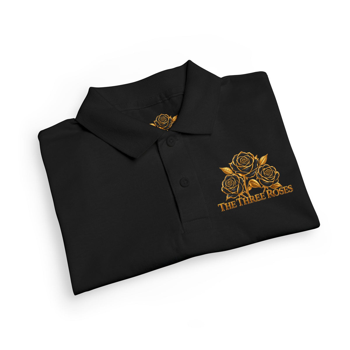 The Three Roses: Youth Polo T-Shirt Embroidered