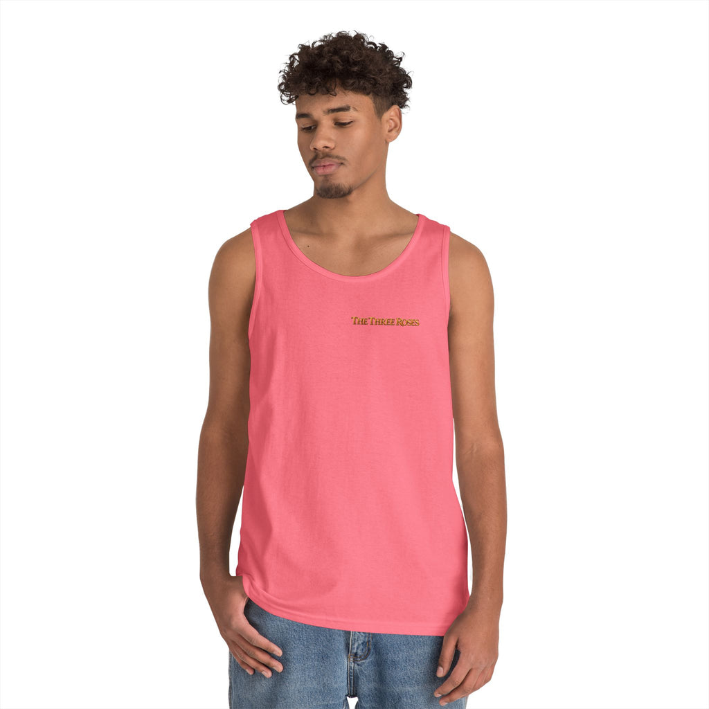 The Three Roses Tank Top — Vintage Rose Graphic Floral Tank