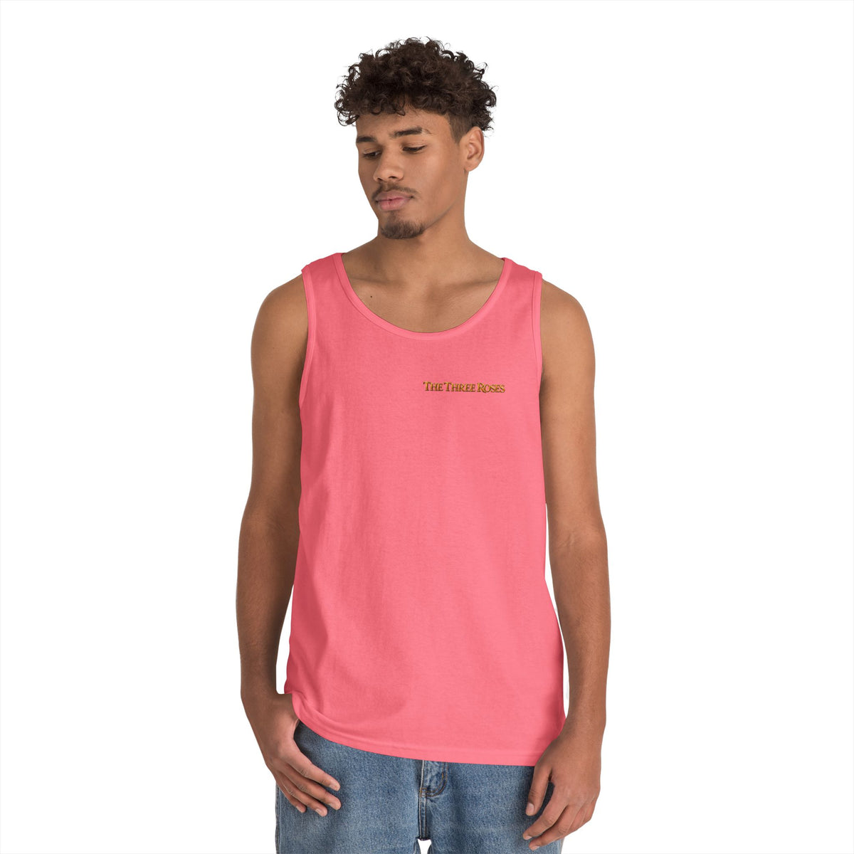 The Three Roses Tank Top — Vintage Rose Graphic Floral Tank