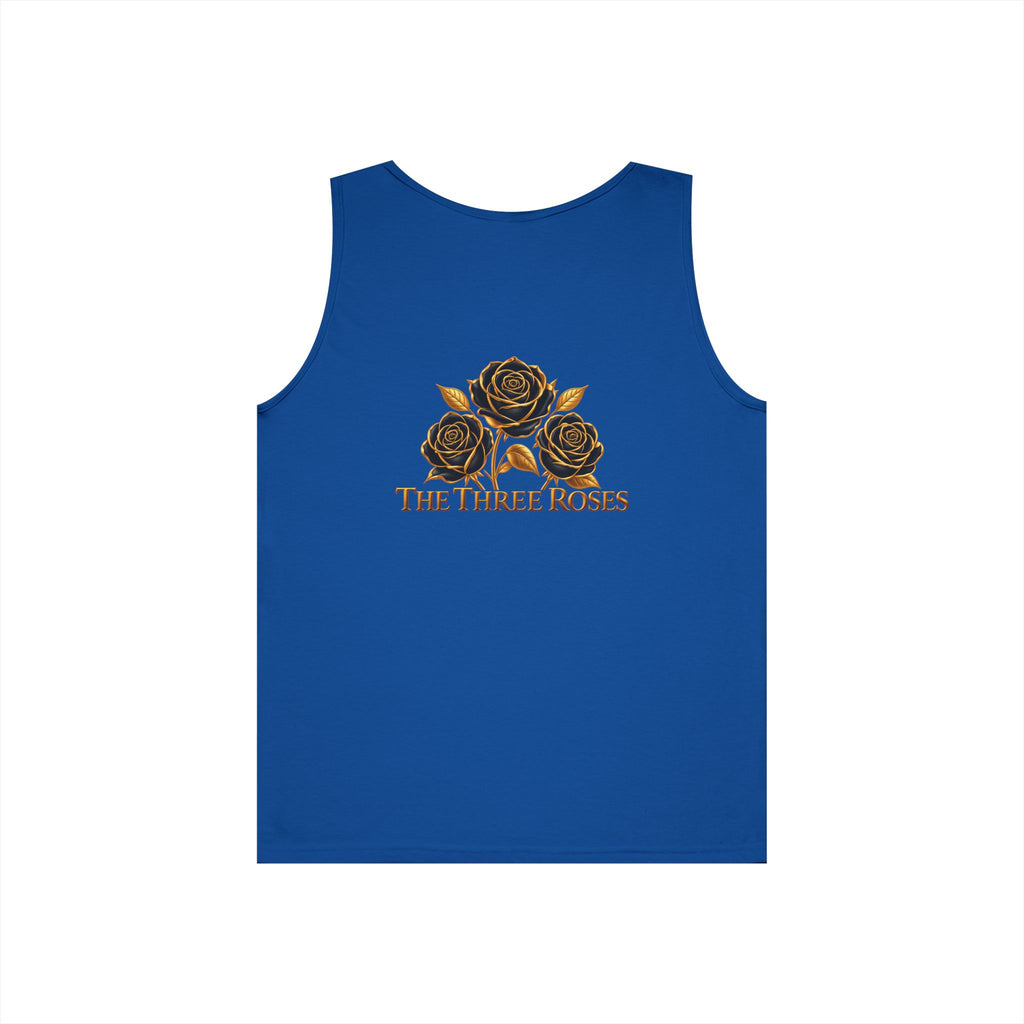 The Three Roses Tank Top — Vintage Rose Graphic Floral Tank