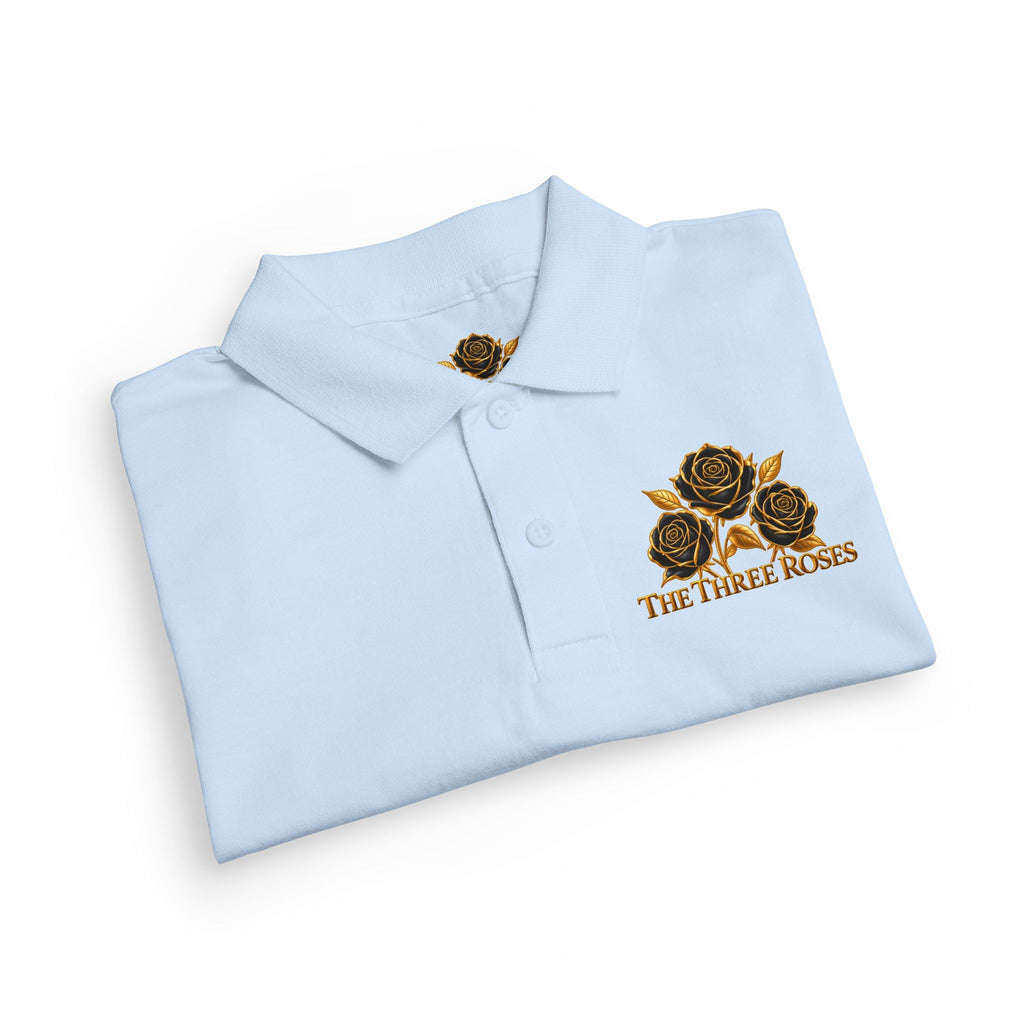 The Three Roses: Youth Polo T-Shirt Embroidered